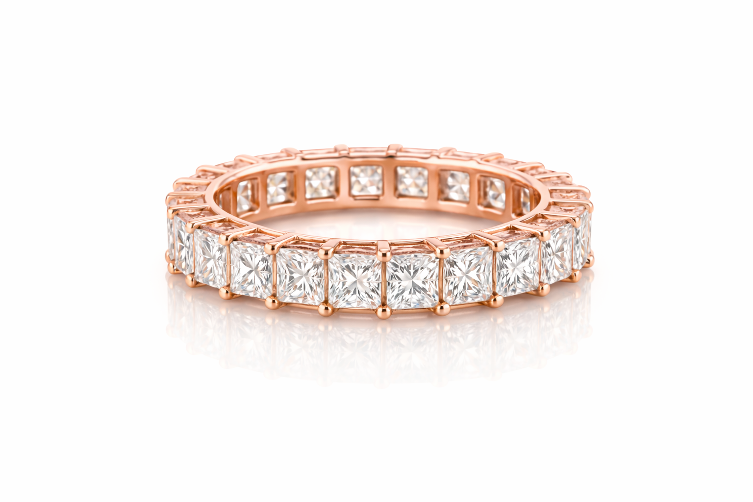 Princess Cut Eternity Ring