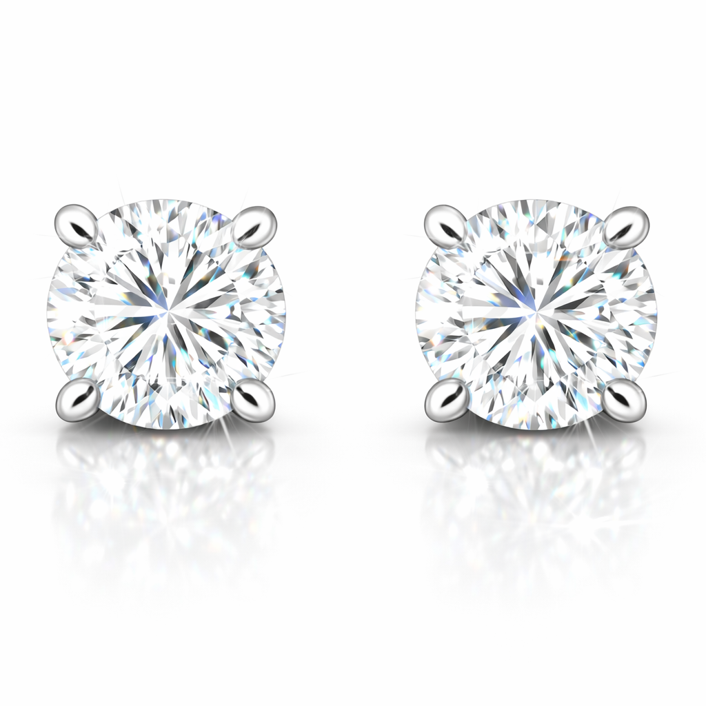 Round Diamond Studs