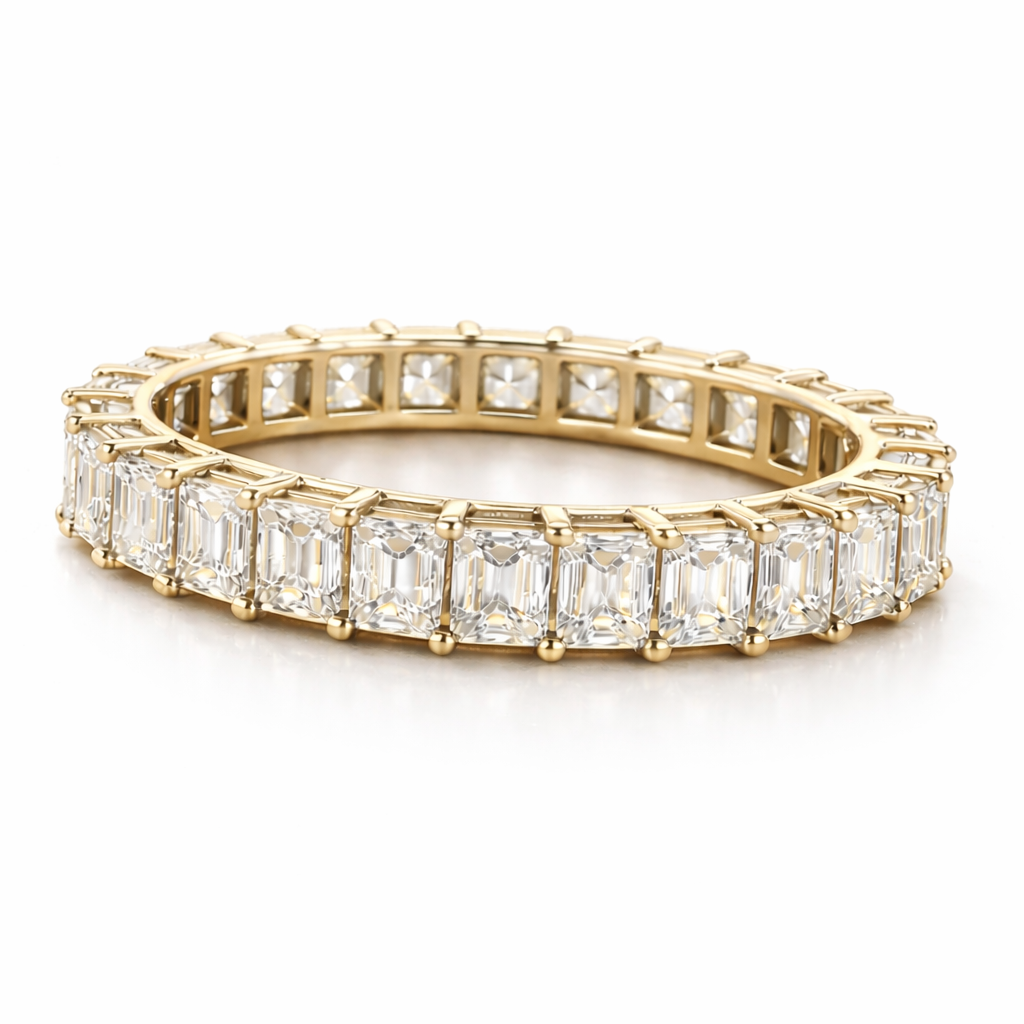 Radiant Cut Eternity Ring