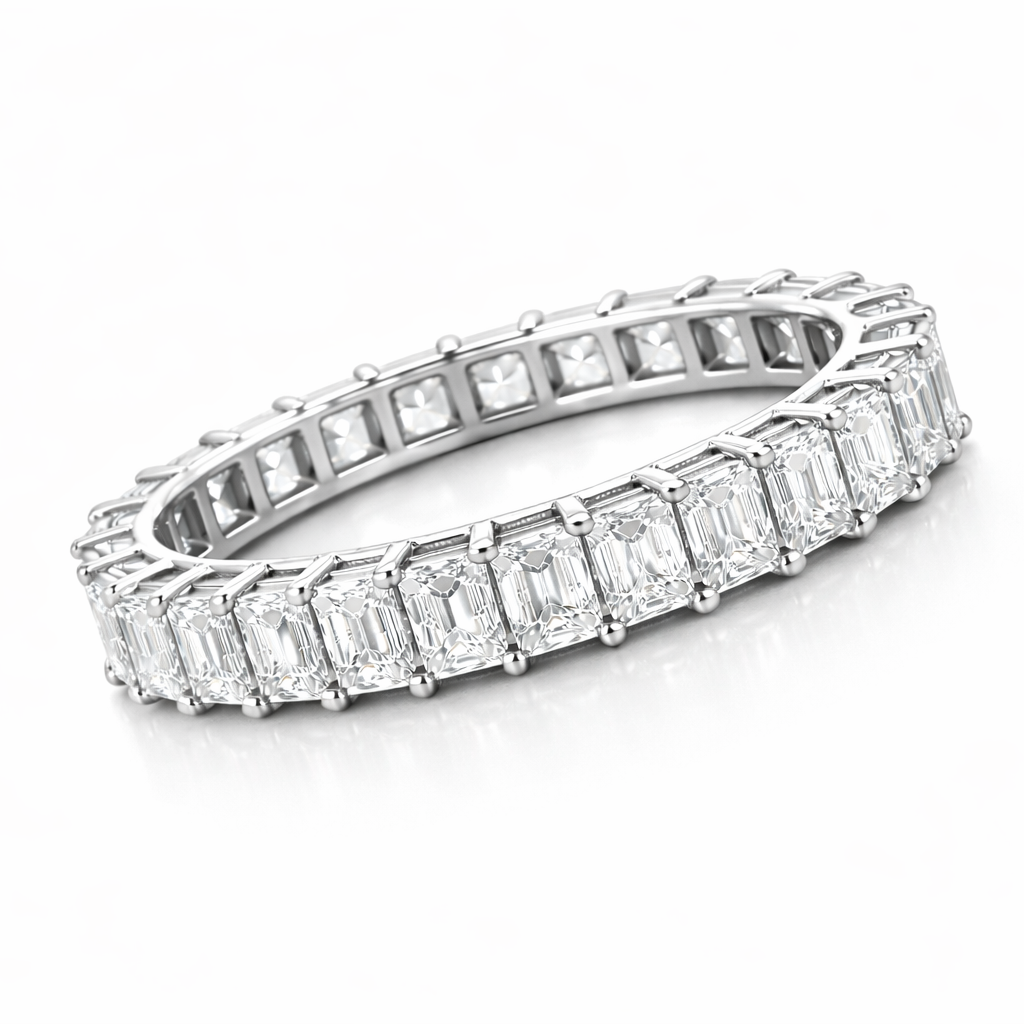 Radiant Cut Eternity Ring
