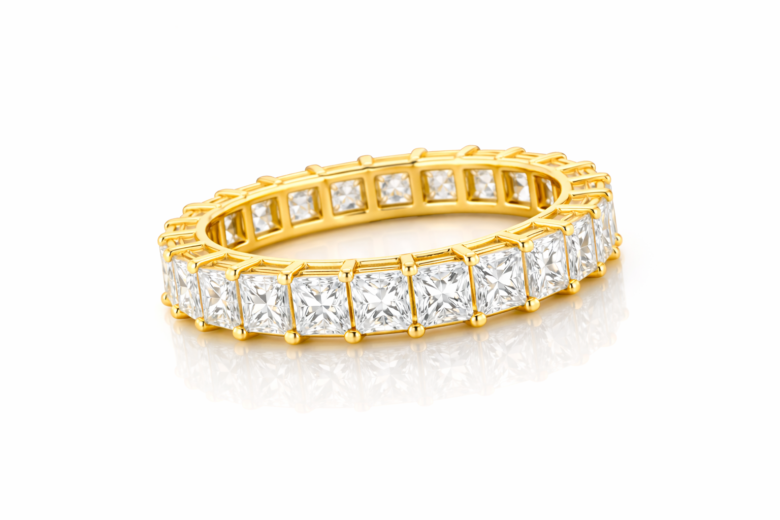Princess Cut Eternity Ring