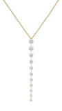 Elegant Round Drop Lariat