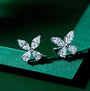Marquise Lab Grown Diamond Flower Stud