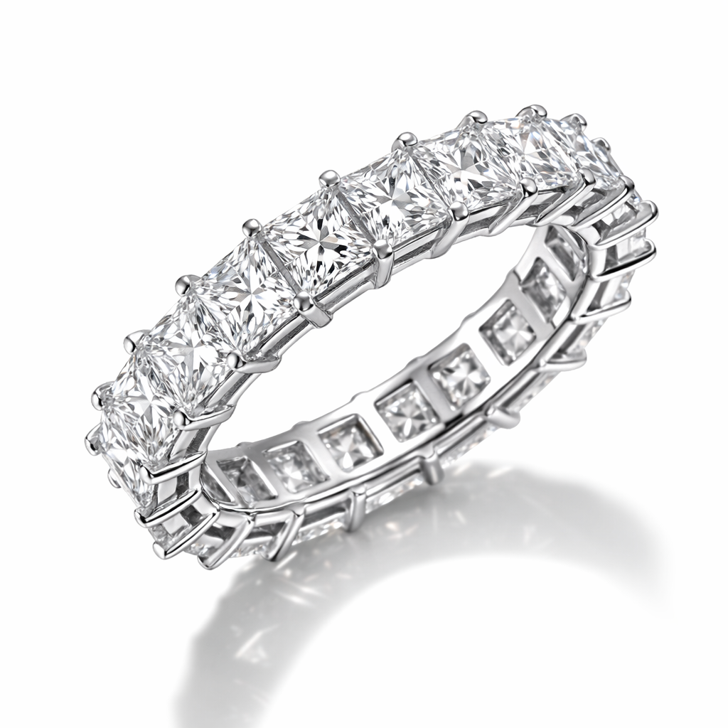 Princess Cut Eternity Ring