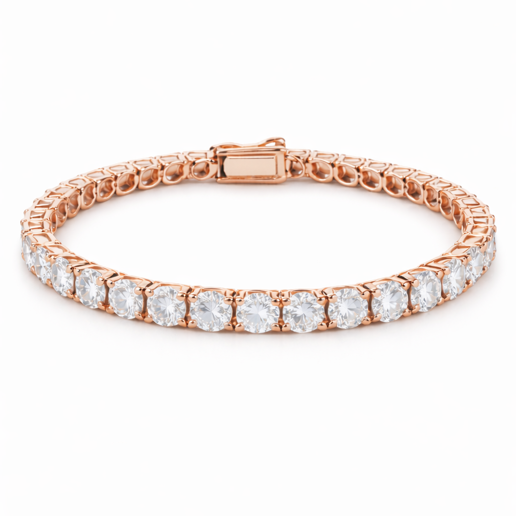 Brilliant Cut Tennis Bracelet