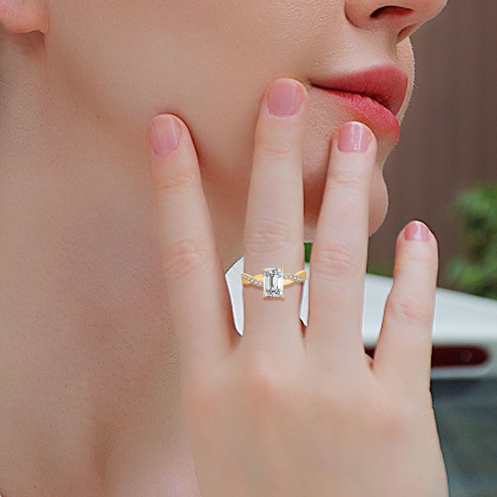 R116 Lab Grown Bridal Halo-Pave Ring