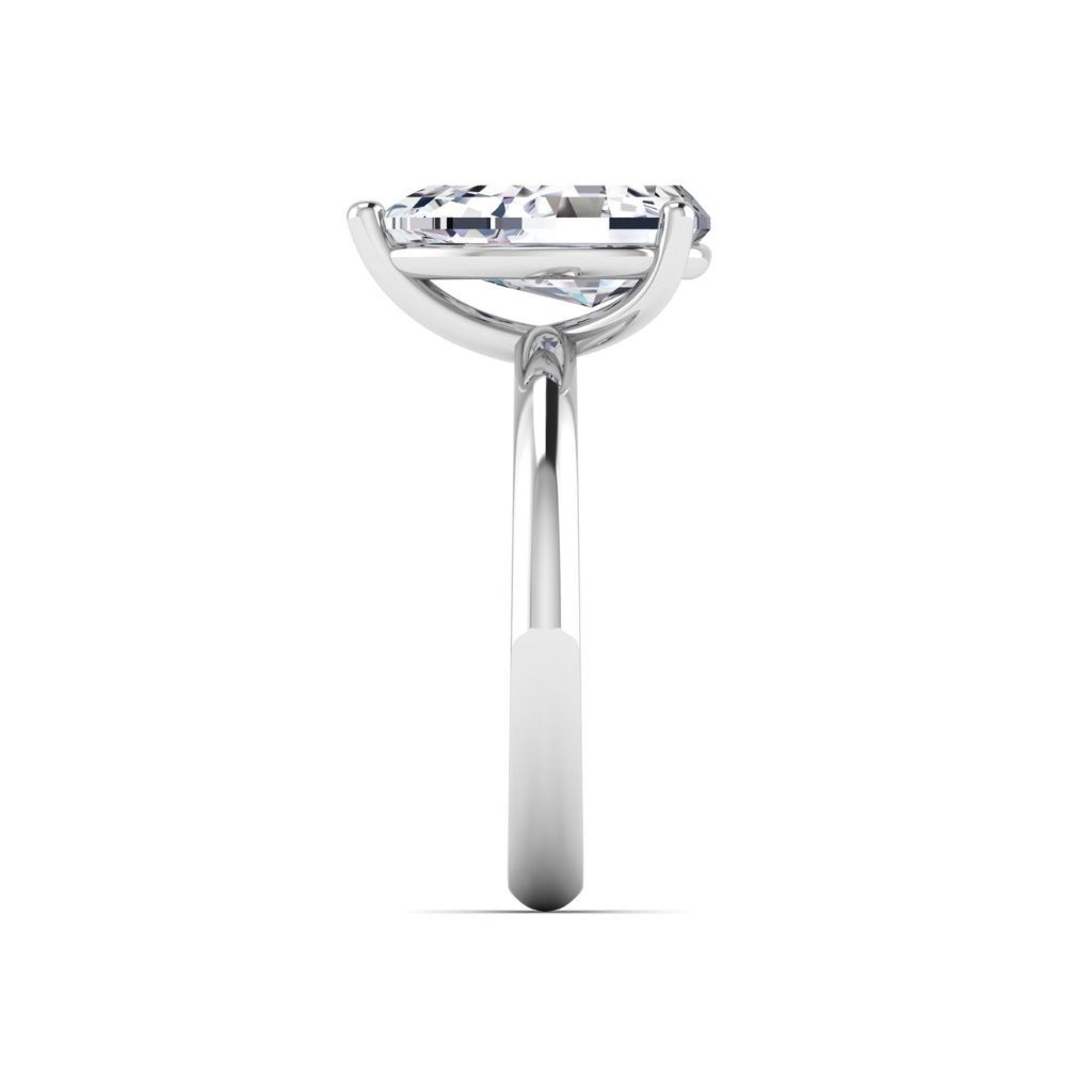 R003 Pear Lab Grown Diamonds Solitaire Ring